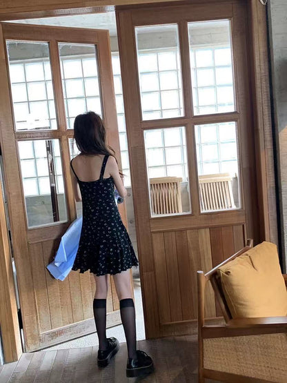 Resort-style Figure-flattering Tank Top And Little Black Dress