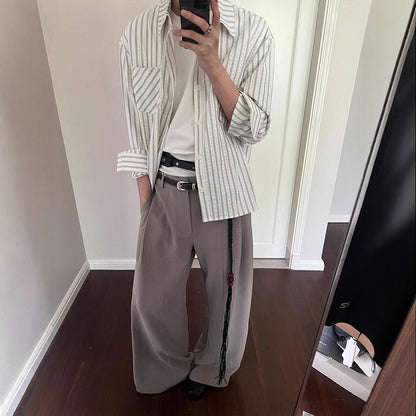 Springautumn Sophisticated Off-shoulder Long-sleeve Shirt